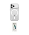 ieg™ iPhone 17 Pro Max Kılıf Pusula Form Özel Seri - Şeffaf Pasifik Cam Ekran Koruyucu