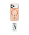 ieg™ iPhone 17 Pro Max Kılıf Pusula Form Özel Seri - Şeffaf Pasifik Cam Ekran Koruyucu