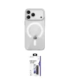 ieg™ iPhone 17 Pro Max Kılıf Pusula Form Özel Seri - Siyah Bilvis 3X AR Hayalet Cam Ekran Koruyucu