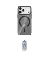 ieg™ iPhone 17 Pro Max Kılıf Pusula Form Özel Seri - Siyah Joko Magic 5D Cam