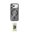 ieg™ iPhone 17 Pro Max Kılıf Pusula Form Özel Seri - Siyah Joko Magic 5D Hayalet Cam