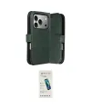 ieg™ iPhone 17 Pro Max Kılıf Siluet Işık Serisi - Şeffaf Pasifik Cam Ekran Koruyucu