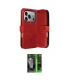 ieg™ iPhone 17 Pro Max Kılıf Siluet Işık Serisi - Siyah 360 Mat Full Body Arka Koruyucu