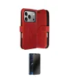 ieg™ iPhone 17 Pro Max Kılıf Siluet Işık Serisi - Siyah 3D Antistatik Hayalet Cam Ekran Koruyucu