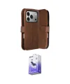 ieg™ iPhone 17 Pro Max Kılıf Siluet Işık Serisi - Siyah Bilvis 5in1 5D Magic Hayalet Cam Ekran Koruyucu