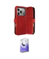 ieg™ iPhone 17 Pro Max Kılıf Siluet Işık Serisi - Siyah Bilvis 5in1 5D Magic Hayalet Cam Ekran Koruyucu