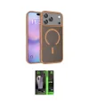 ieg™ iPhone 17 Pro Max Kılıf Siluet Minimal Prime - Şeffaf 360 Full Body Arka Koruyucu
