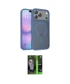 ieg™ iPhone 17 Pro Max Kılıf Siluet Minimal Prime - Siyah 360 Mat Full Body Arka Koruyucu