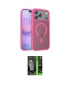 ieg™ iPhone 17 Pro Max Kılıf Siluet Minimal Prime - Siyah 360 Mat Full Body Arka Koruyucu