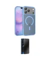 ieg™ iPhone 17 Pro Max Kılıf Siluet Minimal Prime - Siyah 3D Antistatik Hayalet Cam Ekran Koruyucu