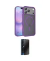 ieg™ iPhone 17 Pro Max Kılıf Siluet Minimal Prime - Siyah 3D Antistatik Hayalet Cam Ekran Koruyucu