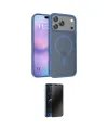 ieg™ iPhone 17 Pro Max Kılıf Siluet Minimal Prime - Siyah 3D Antistatik Hayalet Cam Ekran Koruyucu