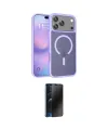 ieg™ iPhone 17 Pro Max Kılıf Siluet Minimal Prime - Siyah 3D Antistatik Hayalet Cam Ekran Koruyucu