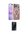 ieg™ iPhone 17 Pro Max Kılıf Siluet Minimal Prime - Siyah 3D Antistatik Hayalet Cam Ekran Koruyucu