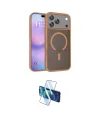 ieg™ iPhone 17 Pro Max Kılıf Siluet Minimal Prime - Siyah 3D Antistatik Seramik Nano Ekran Koruyucu