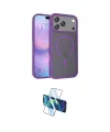 ieg™ iPhone 17 Pro Max Kılıf Siluet Minimal Prime - Siyah 3D Antistatik Seramik Nano Ekran Koruyucu