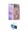 ieg™ iPhone 17 Pro Max Kılıf Siluet Minimal Prime - Siyah 3D Antistatik Seramik Nano Ekran Koruyucu