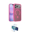 ieg™ iPhone 17 Pro Max Kılıf Siluet Minimal Prime - Siyah 3D Antistatik Seramik Nano Ekran Koruyucu