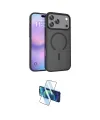 ieg™ iPhone 17 Pro Max Kılıf Siluet Minimal Prime - Siyah 3D Antistatik Seramik Nano Ekran Koruyucu