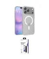ieg™ iPhone 17 Pro Max Kılıf Siluet Minimal Prime - Siyah Bilvis 3X AR Hayalet Cam Ekran Koruyucu