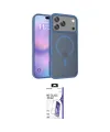 ieg™ iPhone 17 Pro Max Kılıf Siluet Minimal Prime - Siyah Bilvis 3X AR HD Cam Ekran Koruyucu