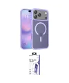 ieg™ iPhone 17 Pro Max Kılıf Siluet Minimal Prime - Siyah Bilvis 3X AR HD Cam Ekran Koruyucu