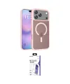 ieg™ iPhone 17 Pro Max Kılıf Siluet Minimal Prime - Siyah Bilvis 3X AR HD Cam Ekran Koruyucu