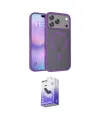 ieg™ iPhone 17 Pro Max Kılıf Siluet Minimal Prime - Siyah Bilvis 5in1 5D Magic Hayalet Cam Ekran Koruyucu