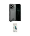 ieg™ iPhone 17 Pro Max Kılıf Vadi Çizgi Prime - Şeffaf Pasifik Cam Ekran Koruyucu