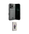 ieg™ iPhone 17 Pro Max Kılıf Vadi Çizgi Prime - Siyah Bilvis 3D Cam Ekran Koruyucu