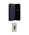 ieg™ iPhone 17 Pro Max Kılıf Vadi Çizgi Prime - Siyah Bilvis 3D Cam Ekran Koruyucu