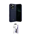 ieg™ iPhone 17 Pro Max Kılıf Vadi Çizgi Prime - Siyah Bilvis 3X AR Hayalet Cam Ekran Koruyucu
