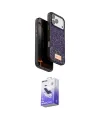 ieg™ iPhone 17 Pro Max Kılıf Vadi Klasik Serisi - Siyah Bilvis 5in1 5D Magic Hayalet Cam Ekran Koruyucu
