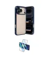 ieg™ iPhone 17 Pro Max Kılıf Vadi Minimal - Siyah 3D Antistatik Cam Ekran Koruyucu