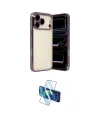 ieg™ iPhone 17 Pro Max Kılıf Vadi Minimal - Siyah 3D Antistatik Cam Ekran Koruyucu