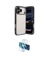 ieg™ iPhone 17 Pro Max Kılıf Vadi Minimal - Siyah 3D Antistatik Cam Ekran Koruyucu