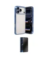 ieg™ iPhone 17 Pro Max Kılıf Vadi Minimal - Siyah 3D Antistatik Hayalet Cam Ekran Koruyucu