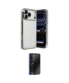 ieg™ iPhone 17 Pro Max Kılıf Vadi Minimal - Siyah 3D Antistatik Hayalet Cam Ekran Koruyucu