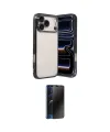 ieg™ iPhone 17 Pro Max Kılıf Vadi Minimal - Siyah 3D Antistatik Hayalet Cam Ekran Koruyucu