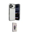 ieg™ iPhone 17 Pro Max Kılıf Vadi Minimal - Siyah Bilvis 3D Cam Ekran Koruyucu