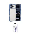 ieg™ iPhone 17 Pro Max Kılıf Vadi Minimal - Siyah Bilvis 3X AR HD Cam Ekran Koruyucu