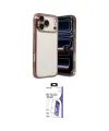ieg™ iPhone 17 Pro Max Kılıf Vadi Minimal - Siyah Bilvis 3X AR HD Cam Ekran Koruyucu