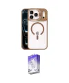 ieg™ iPhone 17 Pro Max Kılıf Yadigar Asil Koleksiyonu - Siyah Bilvis 5in1 3D Magic Cam Ekran Koruyucu