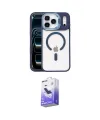 ieg™ iPhone 17 Pro Max Kılıf Yadigar Asil Koleksiyonu - Siyah Bilvis 5in1 5D Magic Hayalet Cam Ekran Koruyucu