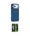 ieg™ iPhone 17 Pro Max Kılıf Yankı Form Serisi - Siyah 360 Mat Full Body Arka Koruyucu