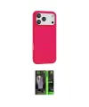 ieg™ iPhone 17 Pro Max Kılıf Yankı Form Serisi - Siyah 360 Mat Full Body Arka Koruyucu