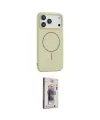 ieg™ iPhone 17 Pro Max Kılıf Yankı Form Serisi - Siyah Bilvis 3D Cam Ekran Koruyucu