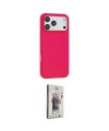 ieg™ iPhone 17 Pro Max Kılıf Yankı Form Serisi - Siyah Bilvis 3D Cam Ekran Koruyucu