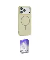 ieg™ iPhone 17 Pro Max Kılıf Yankı Form Serisi - Siyah Bilvis 5in1 3D Magic Cam Ekran Koruyucu