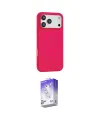 ieg™ iPhone 17 Pro Max Kılıf Yankı Form Serisi - Siyah Bilvis 5in1 3D Magic Cam Ekran Koruyucu